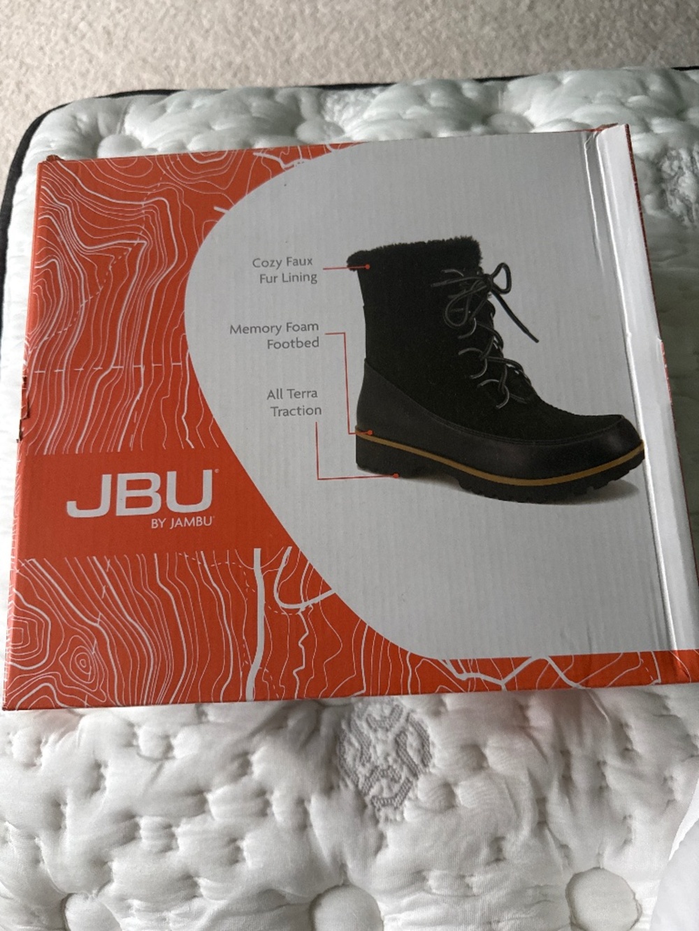 JBU. LADY SIZE 10 WEATHER READY.